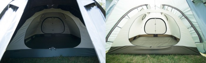 Outback Logic built 2 versions of their Siesta4 tent: one with their 
