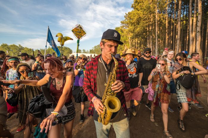 Griz Took to the Forest and Started a Roaming Concert
