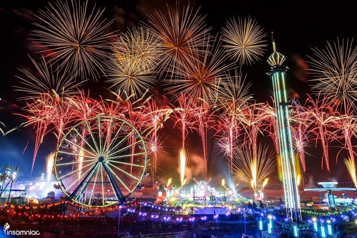 Fireworks at EDC Las Vegas 2016 via Facebook