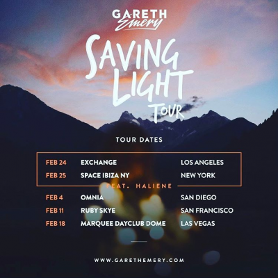Gareth Emery Saving Light Tour