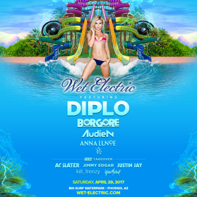 Wet Electric 2017 @ Big Surf Waterpark | Phoenix | Arizona | United States